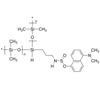 2-Arm PDMS 2臂星形-聚二甲基硅氧烷 丹酰荧光标记 Poly(dimethylsiloxane), 2-arm star / Core: Si