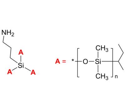 3-Arm PDMS 3臂星形-聚二甲基硅氧烷 Poly(dimethyl siloxane), 3-arm star polymer / Core: 3-silylpropan-1-amine