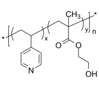 P4VPHEMAran 聚(4-乙烯基吡啶)共(2-甲基丙烯酸羟乙基酯) 无规共聚物 Poly(4-vinyl pyridine-co-2-hydroxyethyl methacrylate)