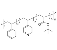 PS4VPtBuAran 聚苯乙烯共(4-乙烯基吡啶)共丙烯酸叔丁酯 3组分无规共聚物