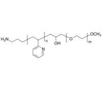NH2-P2VP-OH-PEG-OCH3 氨基-聚(2-乙烯基吡啶)-羟基-聚乙二醇-甲醚 二嵌段共聚物 Poly(2-vinyl pyridine)-b-poly(ethylene glycol)