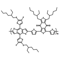 PBDB-T-SF (PCE13) 氟化聚苯并二噻吩-噻吩-苯并二噻吩二酮 交替共聚物 导电高分子 OPV 半导体聚合物