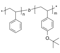 PS-PtBuOS 聚苯乙烯-聚叔丁氧基苯乙烯 二嵌段共聚物 Poly(styrene)-b-Poly(tert-butoxystyrene)