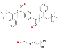PSEOcomb/PS-g-PEO-OH 聚苯乙烯-聚乙二醇-羟基 链中间接枝 接枝共聚物 Poly(styrene)-graft-poly(ethylene oxide)