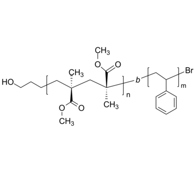 HO-PMMA-PS-Br 羟基-聚甲基丙烯酸甲酯-聚苯乙烯-溴基 间规 二嵌段共聚物 Poly(methyl methacrylate)-b-poly(styrene)
