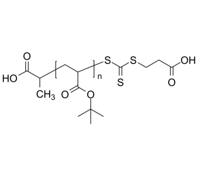 PtBuA-RAFT 聚丙烯酸叔丁酯-RAFT 双端羧基 大分子引发剂 Poly(tert-butyl acrylate), ω-RAFT-terminated