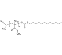 CN-PMMA-RAFT 氰基-聚甲基丙烯酸甲酯-RAFT 大分子引发剂 Poly(methyl methacrylate), (α-cyano, ω-RAFT)-terminated