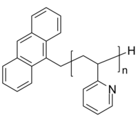 P2VP-An 聚(2-乙烯基吡啶)-蒽基 荧光标记高分子 Poly(2-vinyl pyridine), α-(anthracen-9-yl)-terminated