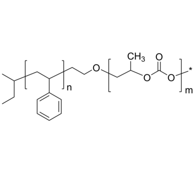 PS-PPC 聚苯乙烯-聚碳酸丙烯酯 二嵌段共聚物 Poly(styrene)-b-poly(propylene carbonate)