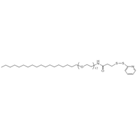 C18-PEG12-OPSS 十二乙二醇十八烷基醚-吡啶基二硫醚 自组装PEG表面活性剂