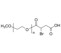 mPEG-BrCOOH 甲氧基-聚乙二醇-溴基羧基 Poly(ethylene glycol) methyl ether, ω-(bromo/carboxy)-terminated