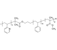 P2VP-PS-PMMA 聚(2-乙烯基吡啶)-聚苯乙烯-聚甲基丙烯酸甲酯 ABC三嵌段共聚物