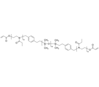 AA-PEtOXZ-PDMS-PEtOXZ-AA 聚(2-乙基恶唑啉)-聚二甲基硅氧烷-聚(2-乙基恶唑啉)-双丙烯酸酯 双端双键 AC-PEtOXZ-PDMS-PEtOXZ-AC ABA三嵌段共聚物
