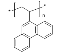 PVPhe 聚(9-乙烯基菲) 荧光疏水高分子均聚物 Poly(9-vinyl phenanthrene)