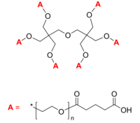 6-Arm PEG-COOH 6臂星形-聚乙二醇-羧基 Poly(ethylene oxide), carboxy-terminated 6-arm star polymer /Core: d