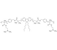 PDMAEMA-PDHF-PDMAEMA 聚甲基丙烯酸二甲氨基乙酯-聚(9,9-n-二己基-2,7-芴)-聚甲基丙烯酸二甲氨基乙酯 导电ABA三嵌段共聚物