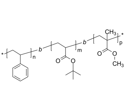 PS-PtBuA-PMMA 聚苯乙烯-聚丙烯酸叔丁酯-聚甲基丙烯酸甲酯 ABC三嵌段共聚物