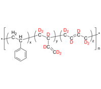 PSdBdran 聚(苯乙烯-共-[氘化丁二烯-d6]) 氘化无规共聚物 Poly(styrene-co-[deuterated butadiene-d6]), random