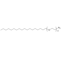 C18-PEG12-N3 十二乙二醇十八烷基醚-叠氮基 自组装PEG表面活性剂