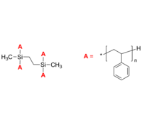 4-Arm PS 4臂星形-聚苯乙烯 Poly(styrene), 4-arm star polymer / Core: 1,2-bis(methylsilyl)ethane