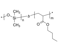 PDMS-PnBuA 聚二甲基硅氧烷-聚丙烯酸正丁酯 二嵌段共聚物 Poly(dimethylsiloxane)-b-poly(n-butyl acrylate)