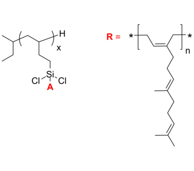 4-Arm Polyfarnesene 4臂星形-聚法尼烯/聚金合欢烯 Poly(1,4-farnesene), 4-arm star polymer / Core: oligo-Bd