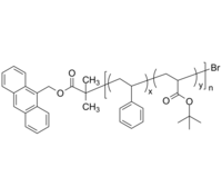 PStBuAran-An 蒽基-聚苯乙烯共丙烯酸叔丁酯 无规共聚物 Poly(styrene-co-tert-butyl acrylate), α-(anthracen-9-yl)-terminate