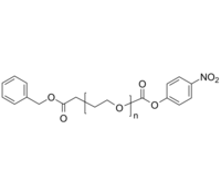 Bz-PEG-NO2Ph 苄基酯-聚乙二醇-硝基苯甲酸酯 Poly(ethylene glycol), (α-benzylester, ω-nitrophenylformate)-terminated