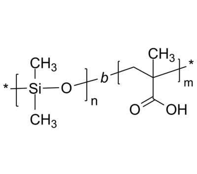 PDMS-PMAA 聚二甲基硅氧烷-聚甲基丙烯酸 两亲性二嵌段共聚物 Poly(dimethylsiloxane)-b-poly(methacrylic acid)