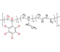 dPSBdran 聚([氘化苯乙烯-d8]-共-丁二烯) 氘化无规共聚物 Poly([deuterated styrene-d8]-co-butadiene), random