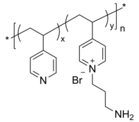 P4VPQNH2CH2CH2Br 聚(4-乙烯基吡啶)共(4-乙烯基正丙胺基溴化吡啶) 无规共聚物