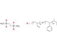 4-Arm PS-PBd 4臂星形-聚(1,2-丁二烯)-聚苯乙烯 星形二嵌段共聚物 Poly(butadiene)-b-poly(styrene), 4-arm block star