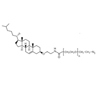 Cholesterol-PEG-Azide 胆固醇-聚乙二醇-叠氮基 自组装PEG脂质体 用于药物传递