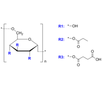 Dextran-PS 琥珀酸化丙酸酯化右旋糖酐 侧基羧基 Dextran propionate succinate