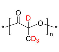 d4-PLA 氘化聚丙交酯/氘化聚乳酸 完全氘化-d4 Deuterated Poly(D-lactide-d4)