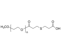 CH3O-PEG-COOH 甲氧基-聚乙二醇-羧基(通过硫键) Poly(ethylene glycol) methyl ether, ω-carboxy [via sulfide linkage]