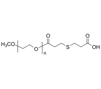 CH3O-PEG-COOH 甲氧基-聚乙二醇-羧基(通过硫键) Poly(ethylene glycol) methyl ether, ω-carboxy [via sulfide linkage]