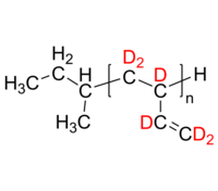 d6-PBd-H 氘化聚(1,2-丁二烯)/端基含氢-d6 Deuterated Poly(1,2-butadiene-d6), end-groups are hydrogen-containing