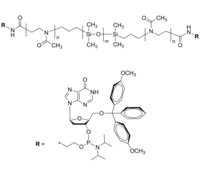 PMOXZ-PDMS-PMOXZ-2Inosine 聚(2-甲基恶唑啉)-聚二甲基硅氧烷-聚(2-甲基恶唑啉)-双肌苷 ABA三嵌段共聚物