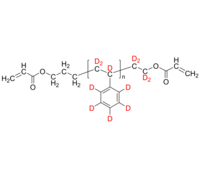 d8PS-2acrylate 氘化聚苯乙烯-双丙烯酸酯 Deuterated Poly(styrene-d8), α,ω-bis(acrylate)-terminated