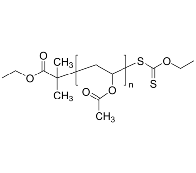 PVAc-RAFT 聚醋酸乙烯酯-RAFT 大分子引发剂 Poly(vinyl acetate), ω-RAFT-terminated