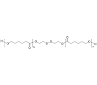 PCL-2OH-disulf 聚己内酯-双羟基 链中间为二硫键 生物降解高分子 Poly(ε-caprolactone), α,ω-bis(hydroxy)-terminated