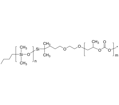 PDMS-PPC 聚二甲基硅氧烷-聚碳酸丙烯酯 二嵌段共聚物 Poly(dimethylsiloxane)-b-poly(propylene carbonate)