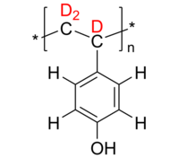 d3-P4OHS/d3-PHOSt 氘化聚(4-羟基苯乙烯-d3) Deuterated Poly(4-hydroxystyrene-d3)