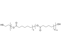 HS-PCLVL-OH 硫醇-聚己内酯共戊内酯-羟基 无规共聚物 Poly(ε-caprolactone-co-δ-valerolactone), (α-thiol, ω-hydroxy)-termi