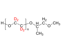 HO-dPEO-OCH3 氘化聚乙二醇-d4-甲醚, α-甲氧基异丙基, ω-羟基封端 Deuterated Poly(ethylene glycol-d4) methyl ether
