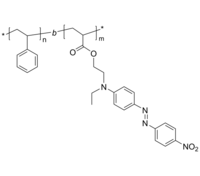 PS-PDR1A 聚苯乙烯-聚(分散红1丙烯酸酯) 导电二嵌段共聚物 Poly(styrene)-b-Poly(Disperse Red 1 acrylate)