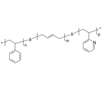 PS-PBd-P2VP 聚苯乙烯-聚(1,4-丁二烯)-聚(2-乙烯基吡啶) ABC三嵌段共聚物