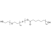 HS-PEG-PCL-OH 硫醇-聚乙二醇-聚己内酯-羟基 两亲性二嵌段共聚物 Poly(ethylene oxide)-b-poly(ε-caprolactone)