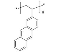 P2VAn 聚(2-乙烯基蒽) 荧光疏水高分子均聚物 Poly(2-vinyl anthrecene)